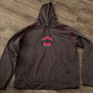 Nike Ohio State Hoodie with Red Details